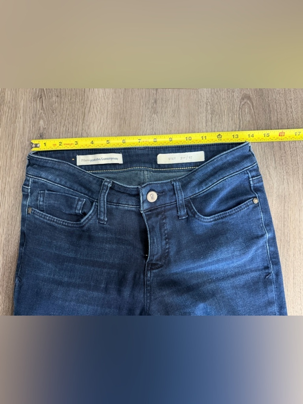 Anthropologie Pilcro and the Letterpress Dark Blue Skinny Jeans - Picture 8 of 8